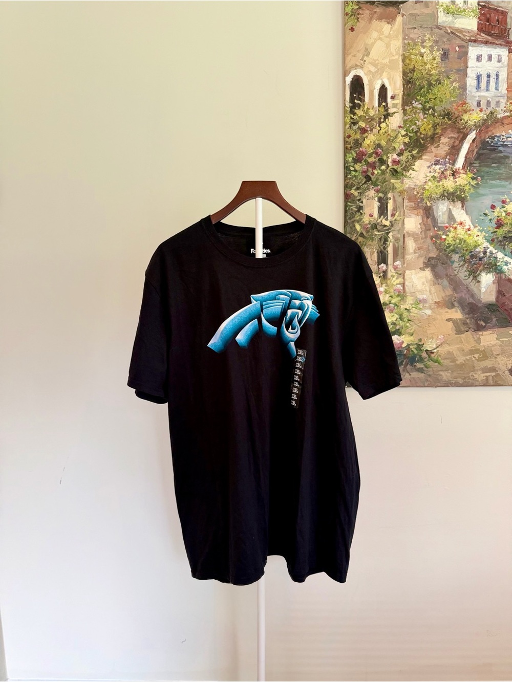 NWT NFL Carolina Panthers Black T-Shirt Men’s XL Official Licensed Graphic Tee